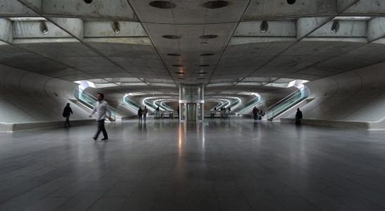 people inside building